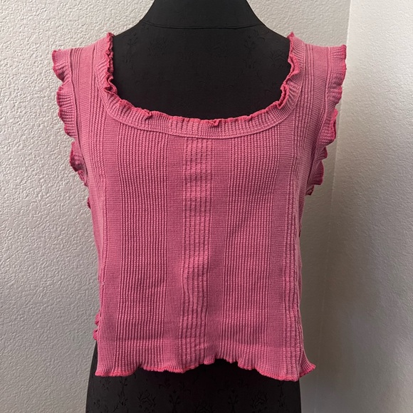 Free People Caramel Tank 100% Cotton New With Tags Size XL - Picture 4 of 7